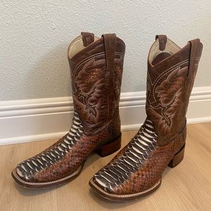 Altos Python Skin Cowboy Boots